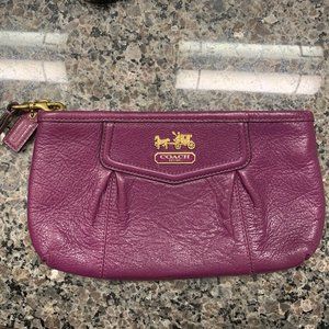 Coach Wristlet Purple